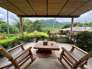 Terraza Suit Principal Pava del Cauca Hotel Mandalay 1941 Naturaleza